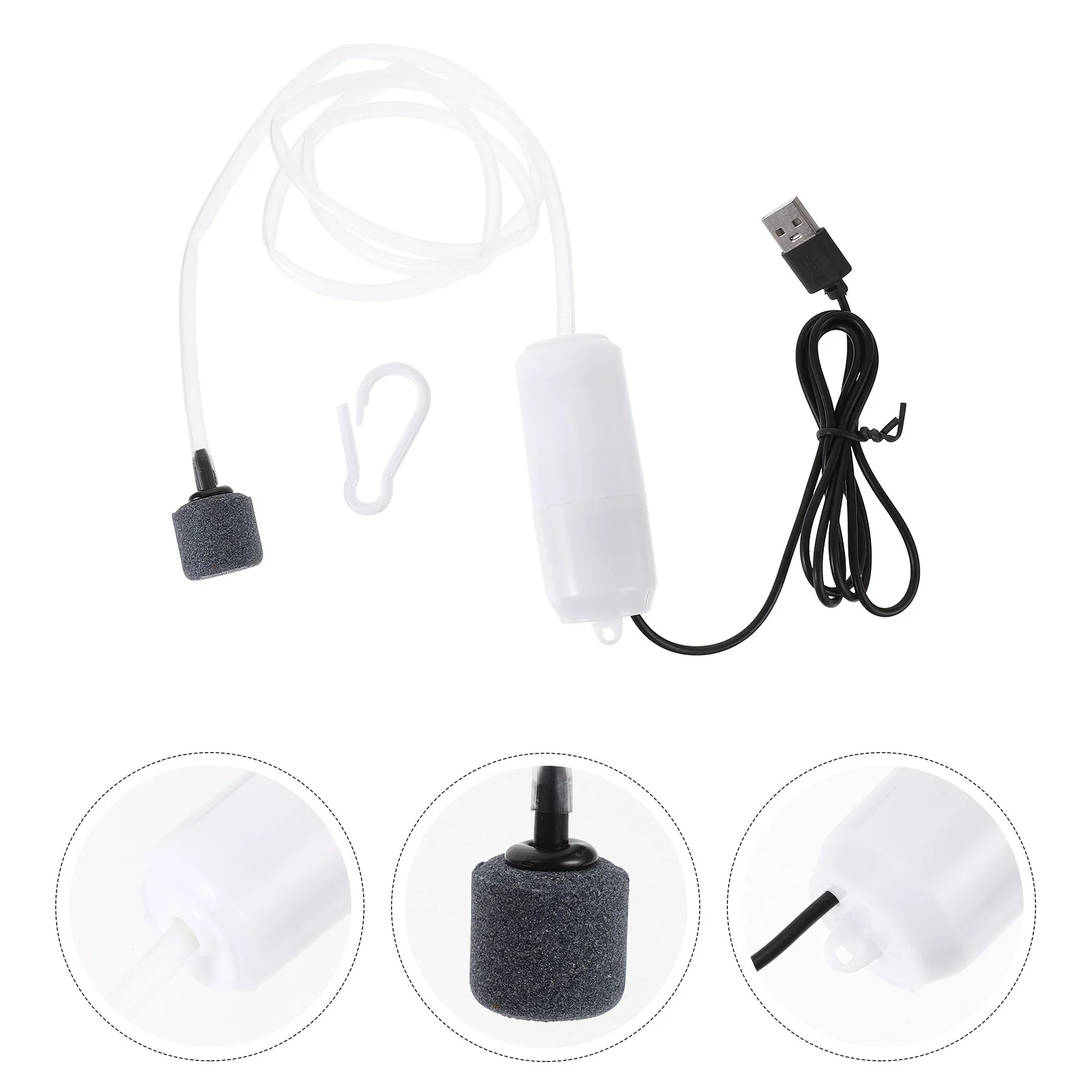 

Mini Aquarium Oxygen Air Pump Fish Tank USB Silent Air Compressor Aerator Portable Mini Small Oxygenator Aquarium Accessories