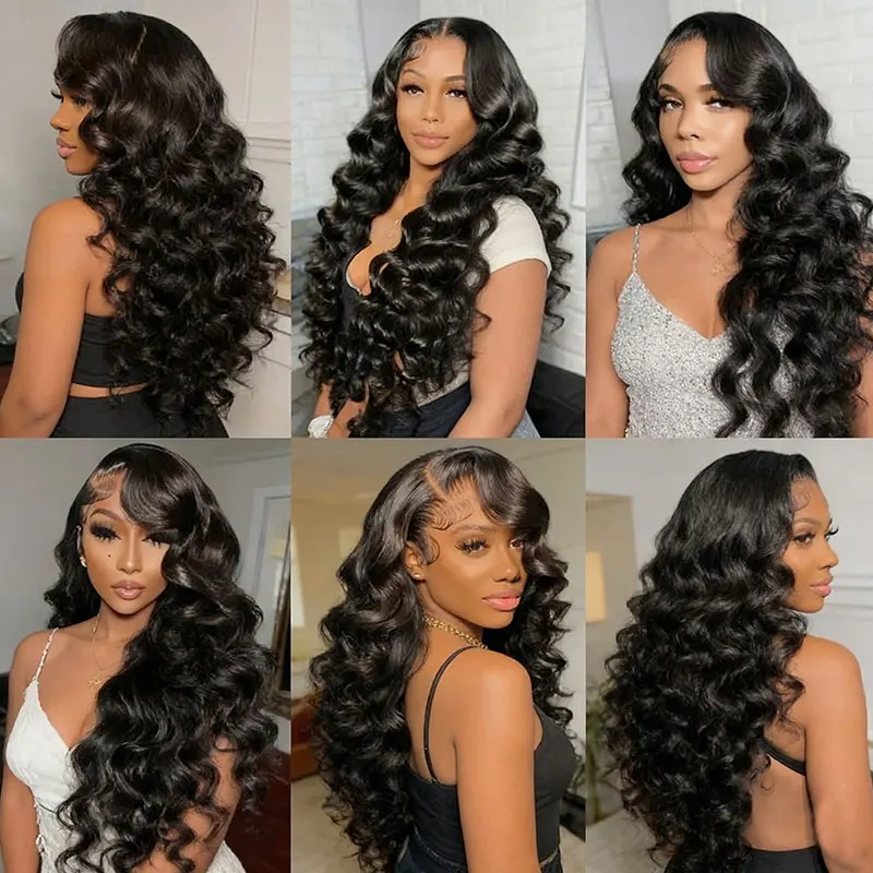 16A Loose Wave Bundles Human Hair Brazilian Weave Raw Hair 3 4 5 Pcs Unprocessed Loose Deep Wave Human Hair Bundles Extensions 6