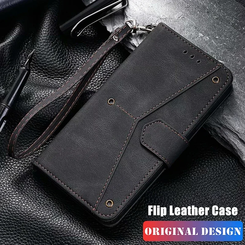 

Leather Case For Redmi Note 13 12 11 10 Pro Plus 5G 12S 11S 10S 10T 13C 12C 10C Card Slot Wallet Fold Flip Book Case Cover Funda