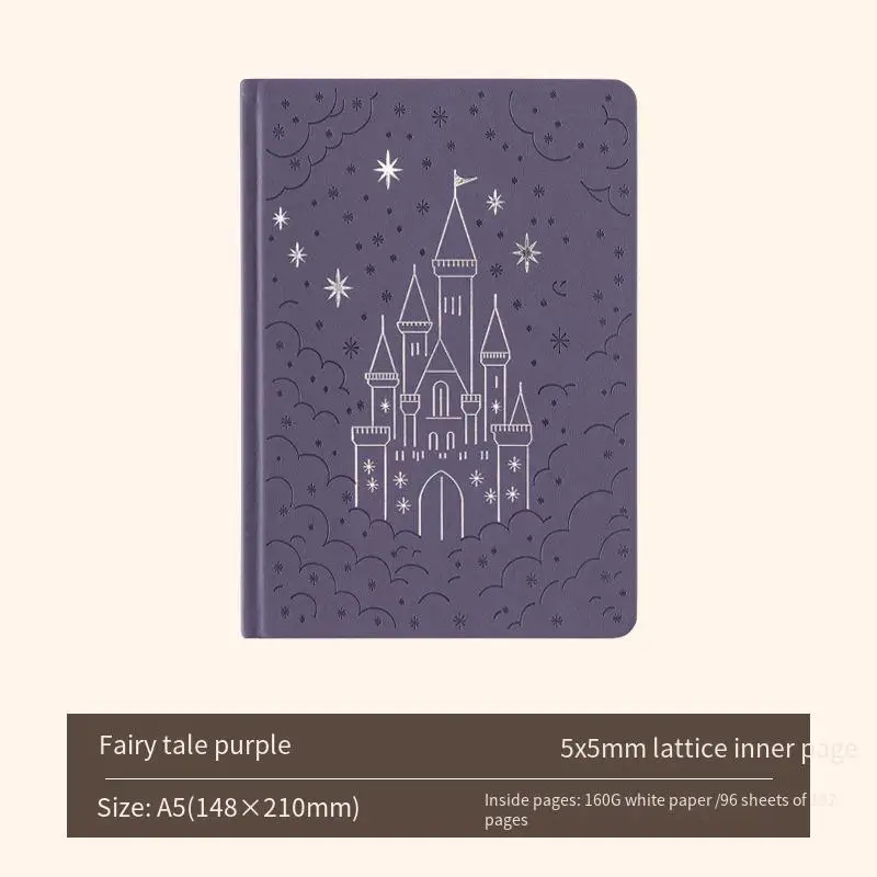 Luxury A5 Gilded Dot Grid Notebook: Premium Cover for Journaling & Planning