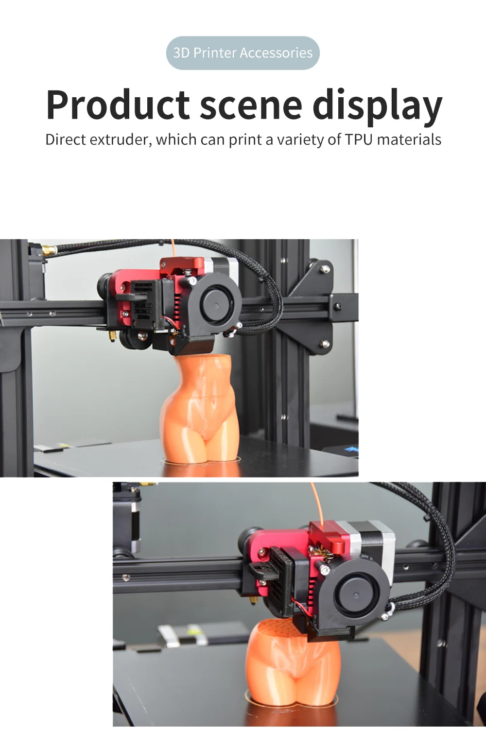 3d toque montagem 5015 polia turbo ventilador