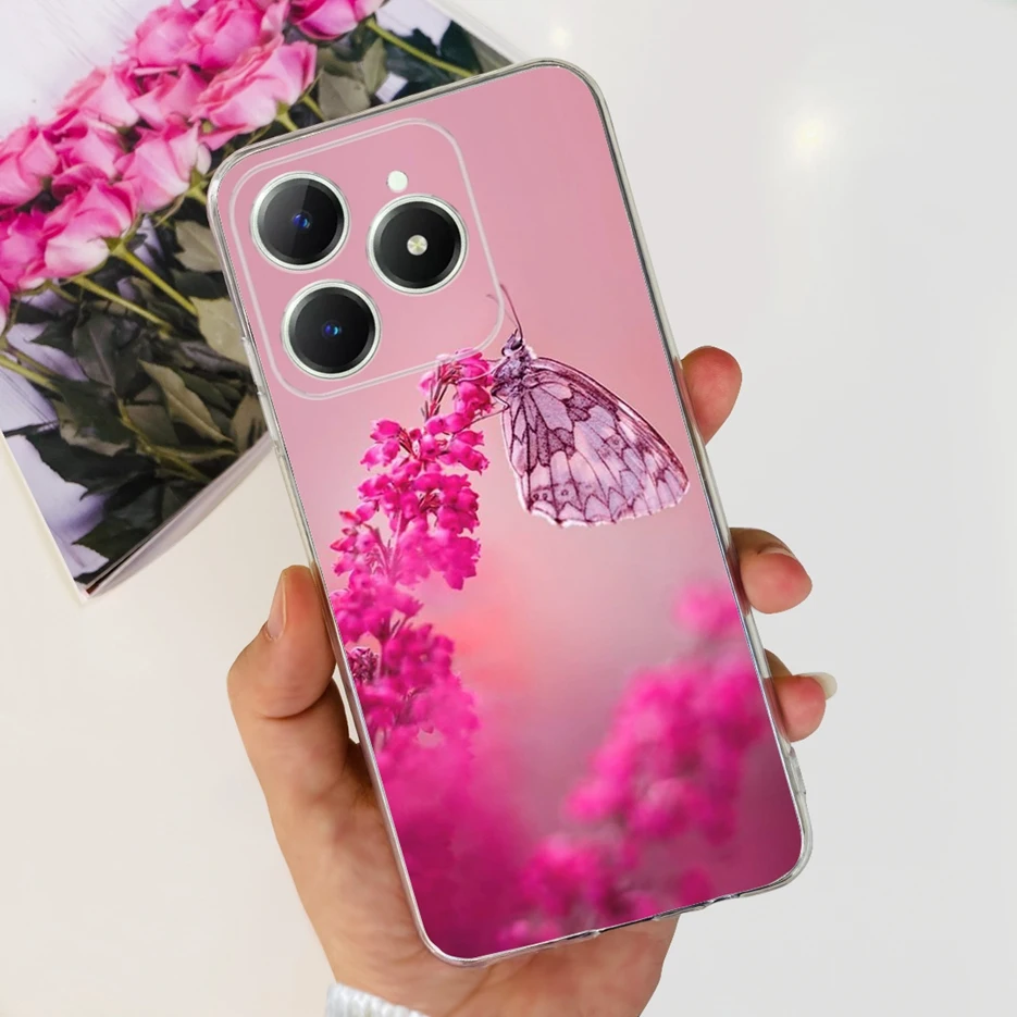 Luxury Painted Clear Silicone Phone Case - Soft Protective Cover