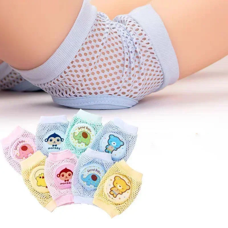 Kids Girl Boy Crawling Elbow Toddlers Baby Knee Pads Safety Mesh Kneepad Protector Leg Warmer Cushion Legging Infants Children 1