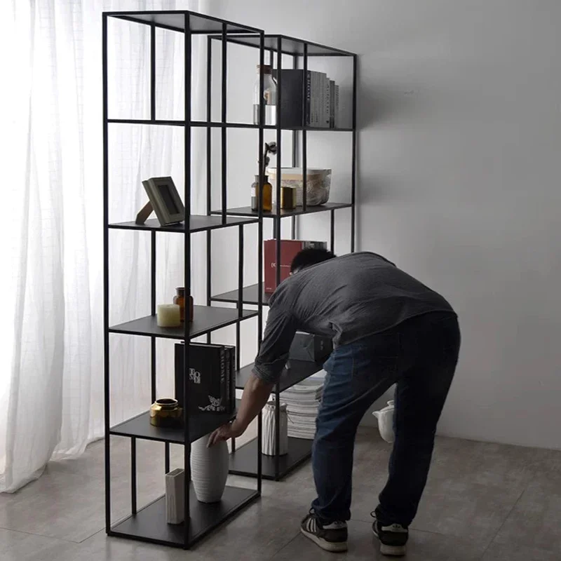 Mid-century Shelf Furniture Home Display Stand Book Shelves Library Design Bookcase Books Living Room Estante Cabinet Organizer