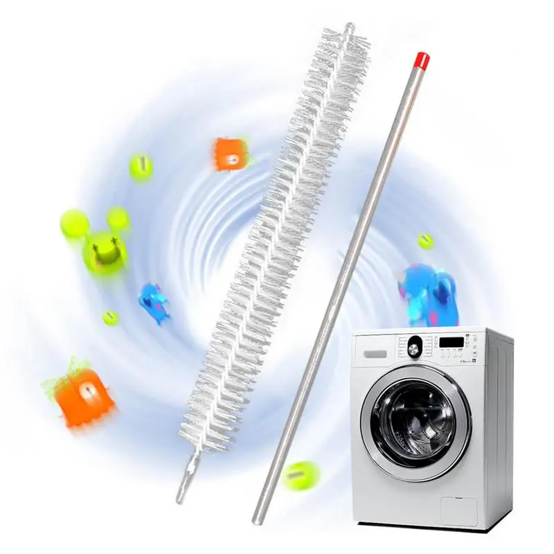

Nylon Brush Washing Machine Brush Dryer Lint Brush Vent Trap Cleaner Long Brush 4O