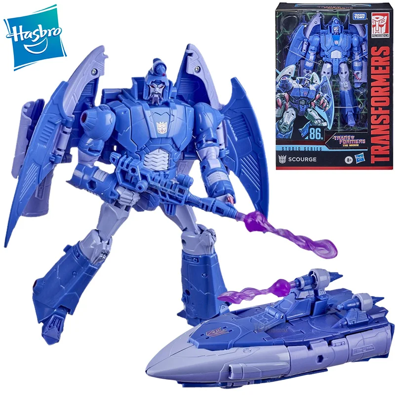 

In Stock Hasbro Transformers Studio Series SS86 10 Voyager Sweep Scourge Action Figure Anime Model Boy Collectible Toys Gift