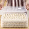 Kitchen Organizer Dumpling Box Food Storage Container Refrigerator Keep Fresh Storage Box Multi-Layer Transparent Dumpling Box 3