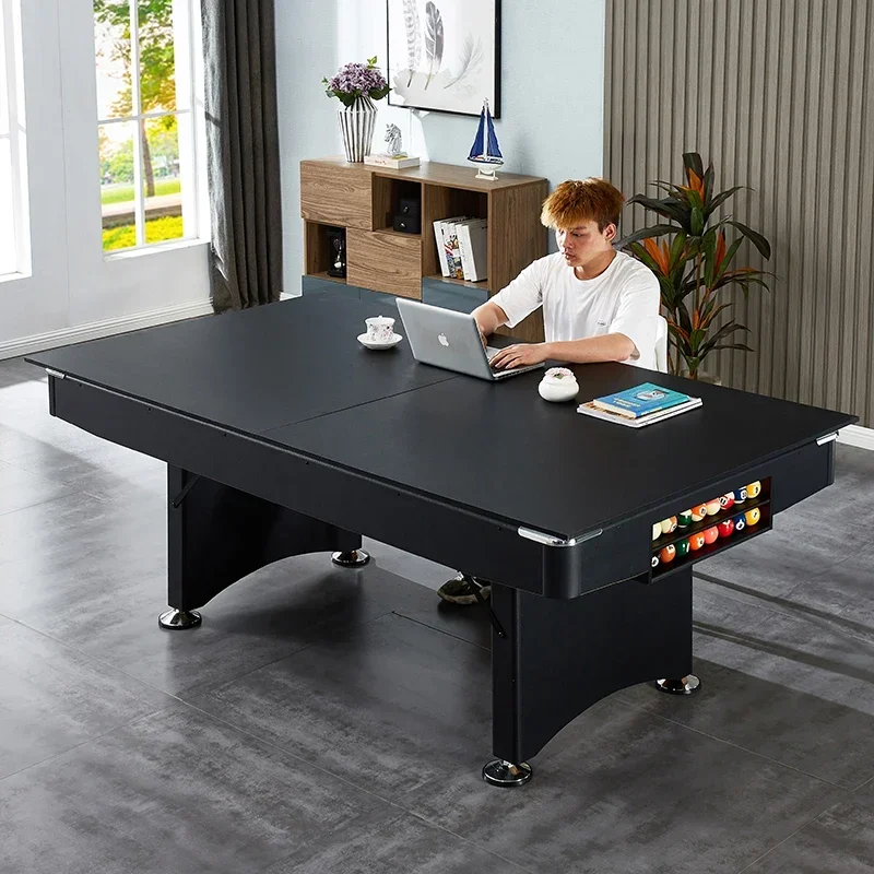 7FT 84" folding pool table indoor billiard table for snooker game no need assembly in Green color TP-8410 5