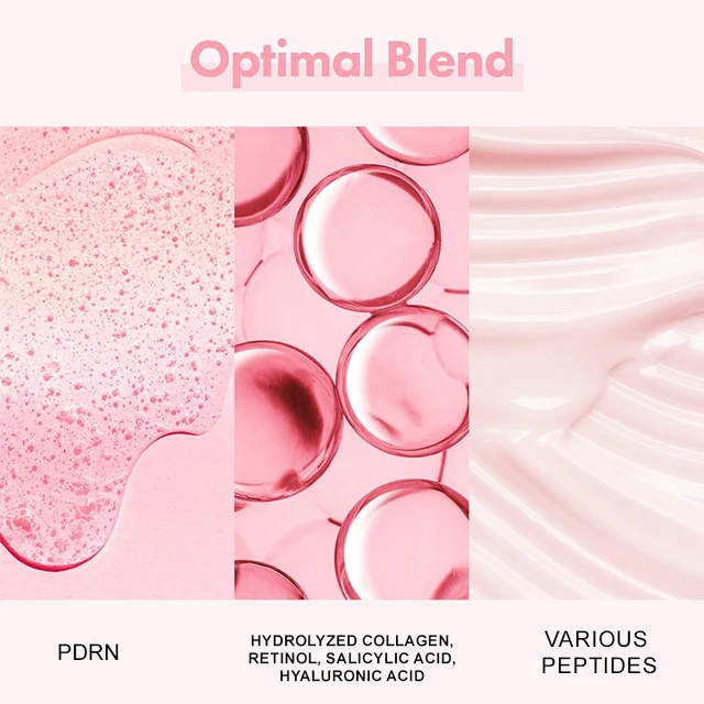 Collagen Peptide Facial Serum Targets Dull Skin Boosts Skin Elasticity Stimulates Skin Renewal Repair Salmon PDRN KOREAN Product 2