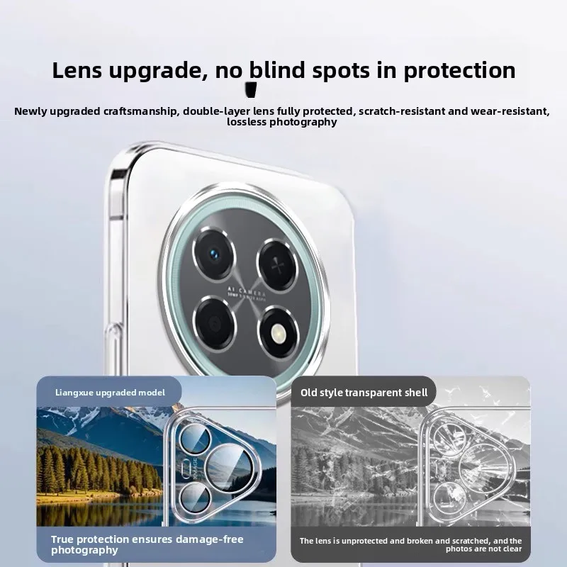 Transparent Full-Cover Electroplated Silicone TPU Case
