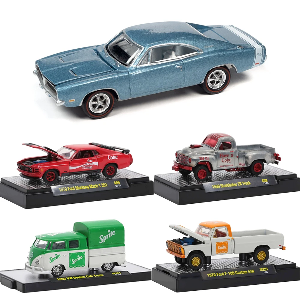 

Модель автомобиля Jonny Lightning 1/64 Dodge Charger R/T из сплава, 1:64 M2