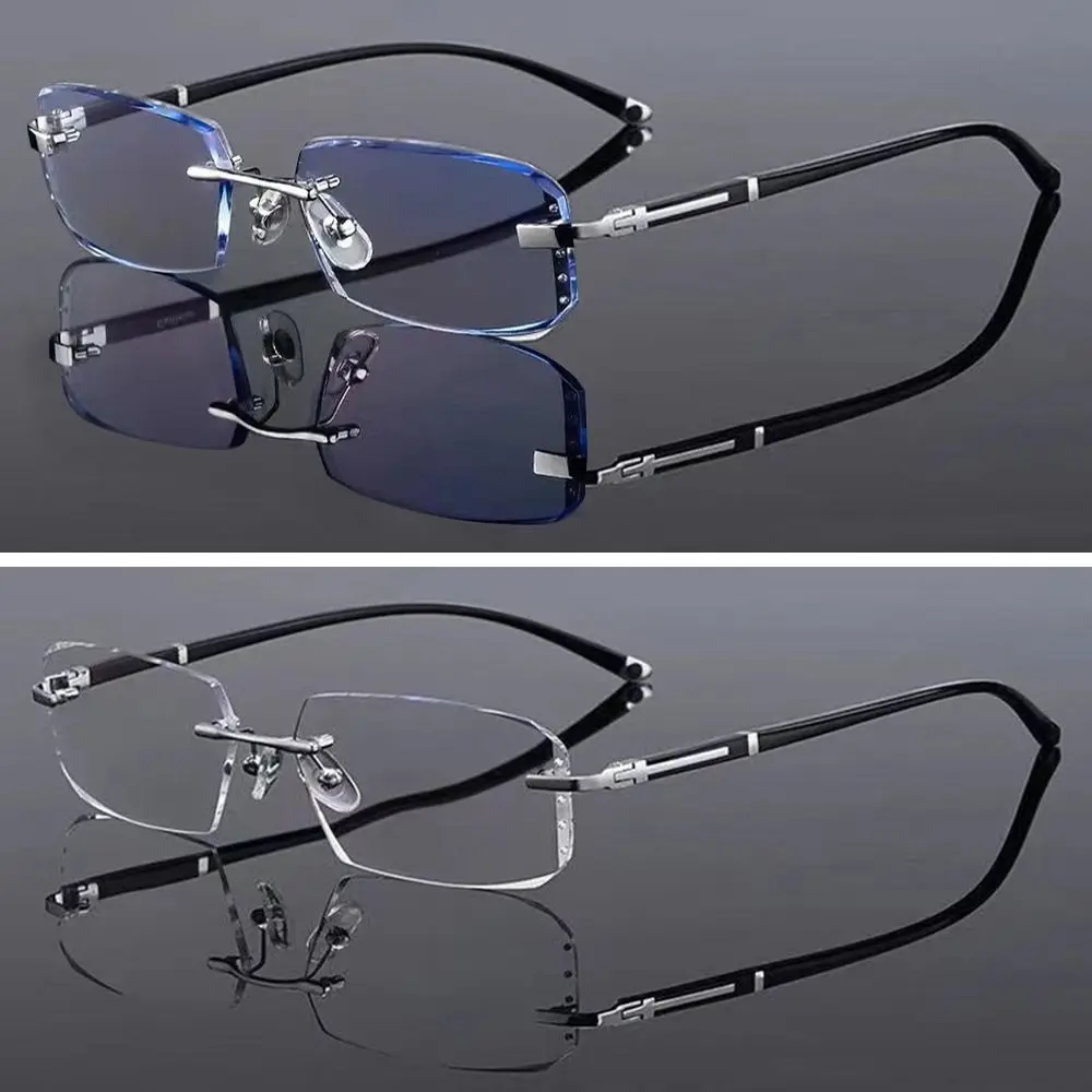 Ultralight Rimless Vintage Anti-Blue Light Reading Glasses
