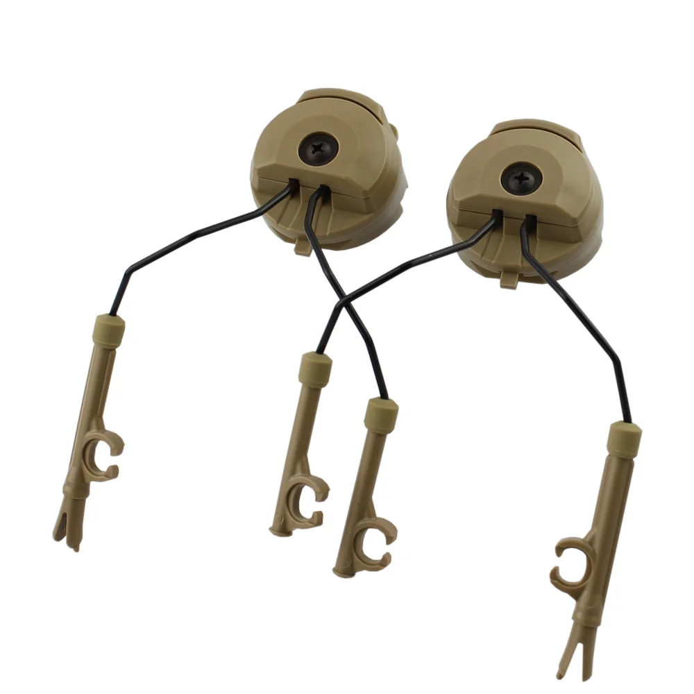 Tactical headset bracket fast ops core helmet arc rail adapter set