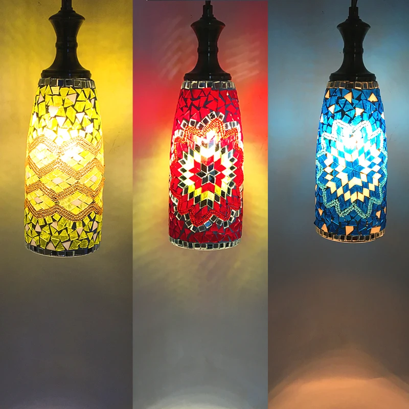 

Mediterranean Pendant Light Turkey Retro Romance Ceiling Chandelier Bohemia Home Decor Lighting Fixture Dining Room Hanging Lamp