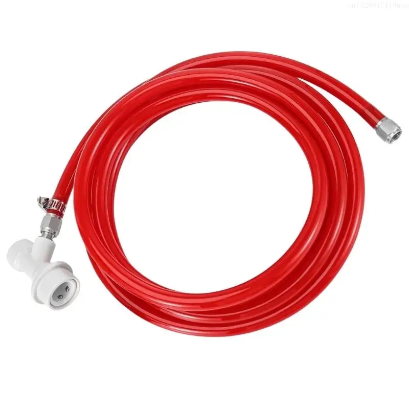 1.5m Lock Disconnect Gas Tubing Line Carbonation Caps for Beer PET Bottle with 5/16inch Brewing Hose Clamps R9UD