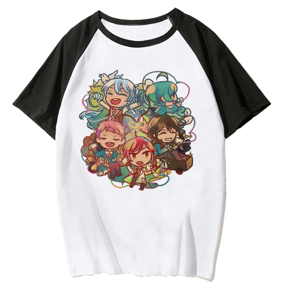 Ensemble Stars T Shirt Donna Comic Manga Tee Girl Comic Y2K Clothes