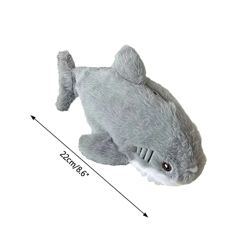 Cute Plush Shark Pencil Case Student Stationery School Supplies Kawaii Doll Back To School Storage Bag Pen Bag Stationery 1PC pencil cases
