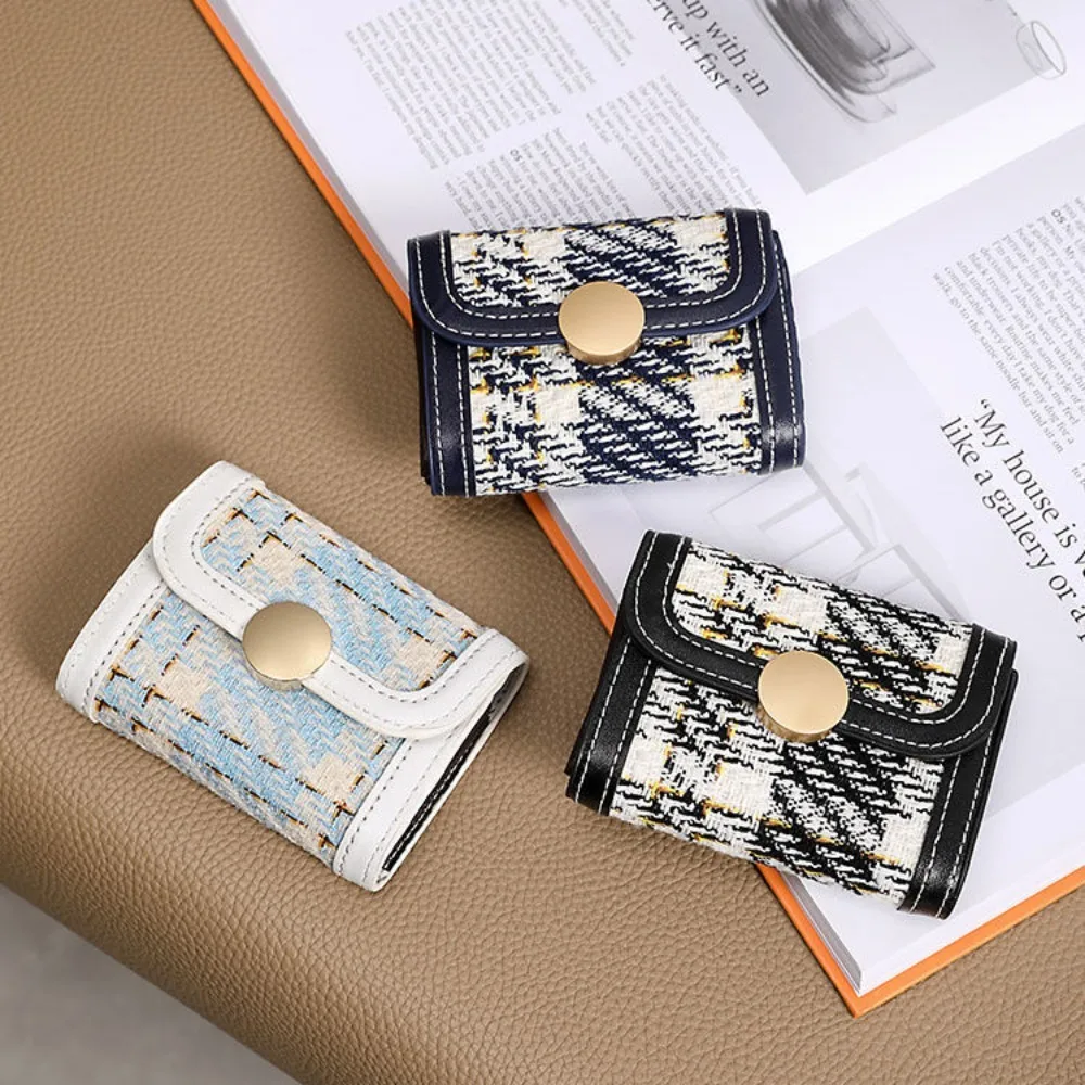 New Fashion Women's Wallet Short Coin Purse Trend Coin Clip Bag Female Elegant Multifunctional Card Bag