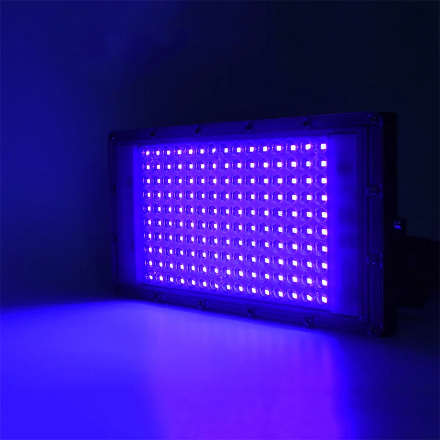 50W 300W UV Black Light UV curing lamp 395nm fluorescent detection lamp shadowless glue curing green oil resin
