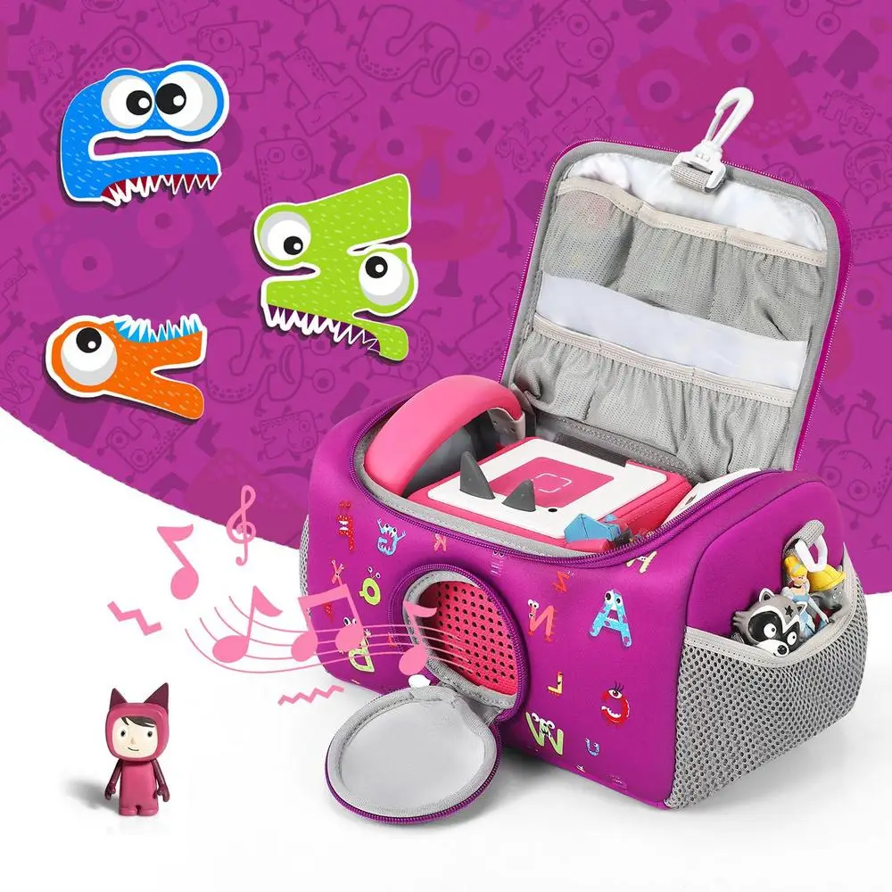 Figures Storage Bag Storage Carrying Case for Toniebox Organizer Case Storage Holder Box for Tonies Characters & Audio Player