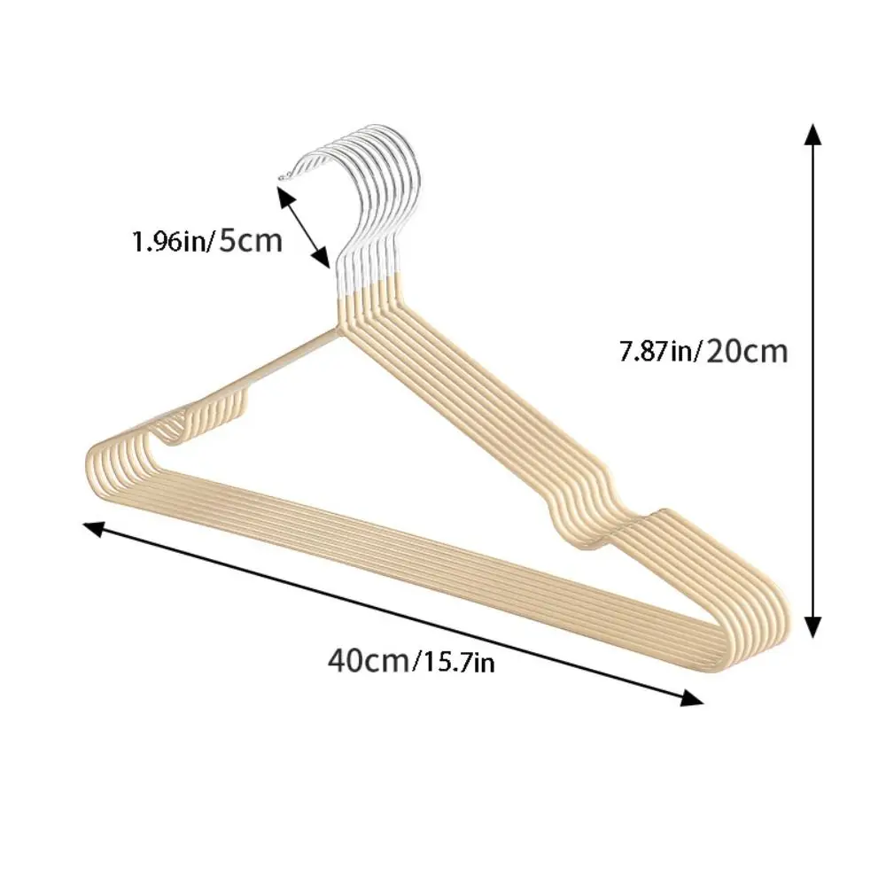 Wide Shoulder Hanger Clothes Hanger Wide Shoulders Antiskid Bold Traceless Metal Durable Daily Necessities Clothing Storage