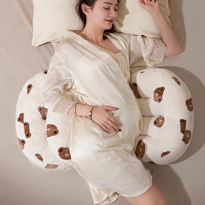 Pregnancy Pillow U-shaped Waist Pillows Maternity Pillow Cotton Sleeping Bedding Body Cushion Nursing for Pregnant