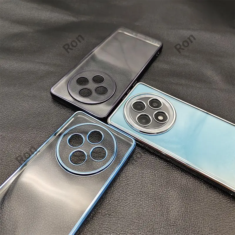 Luxury Transparent Electroplating Shockproof Silicone Bumper Case