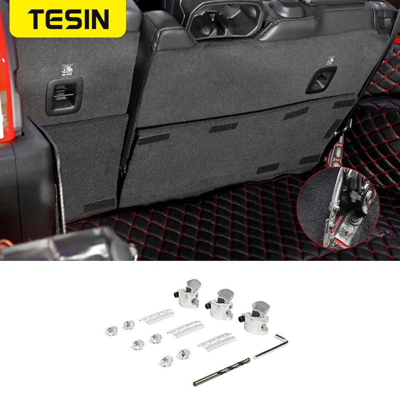 TESIN Interior Mouldings for Jeep Wrangler JL Rear Seat Recline Kit for