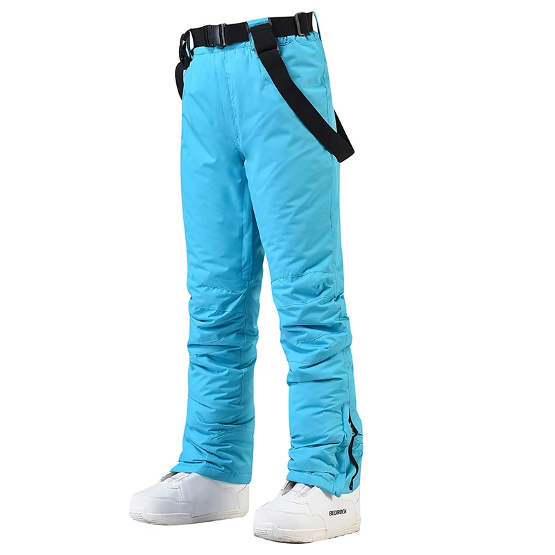 Men's and Women's Waterproof Snow Pants Windproof Ski Suit Outdoor Sports Belt Snowboarding Trousers Warm Unisex Winter-30