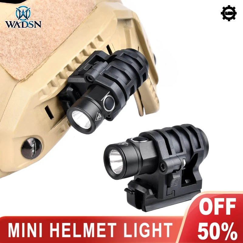 Luz Led táctica para casco, Mini linterna de explorador estroboscópico soporte de abrazadera para montaje riel Picatinny, lámpara de casco militar| | - AliExpress