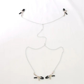 Adult Sex Games Toys For Woman Couples Metal Nipple Clamps Slave Collar Bdsm Sex Bondage Slave Erotic Accessories Sex Products 4