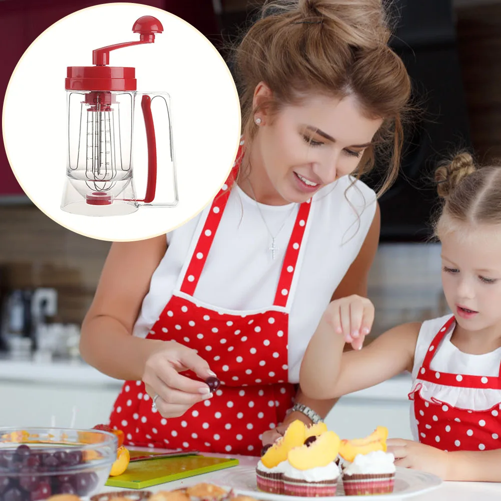 

Hand Batter Dispenser Pastry Utensil Measuring Cup Dispenser Pancake Cookie Cooking Gadgets for Home Kitchen Baking Accessories
