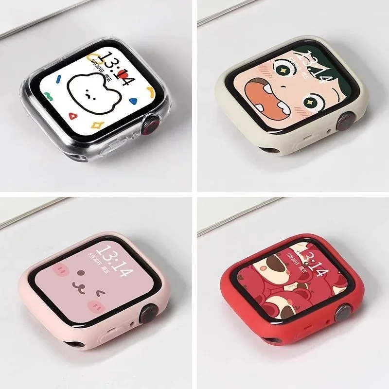 Silikonhülle für Apple Watch 11-10 46 mm 42/38/40/44/41/45 mm Zubehör Stoßstangenschutzabdeckung iWatch Serie 9 8 7 6 5 4 3 SE – Detail 14