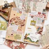 50sheets Memo Pads Material Paper Time Shop Fresh diary Scrapbooking Cards Junk Journal Background Decoration Paper Notepad 3