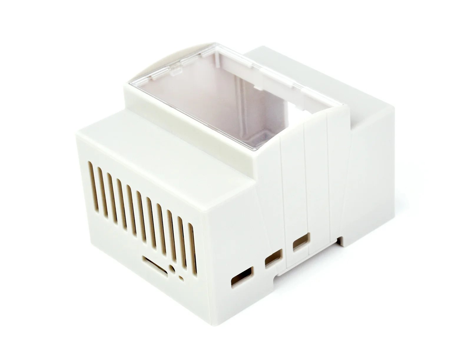 Waveshare din rail abs case for raspberry pi 5 large inner space