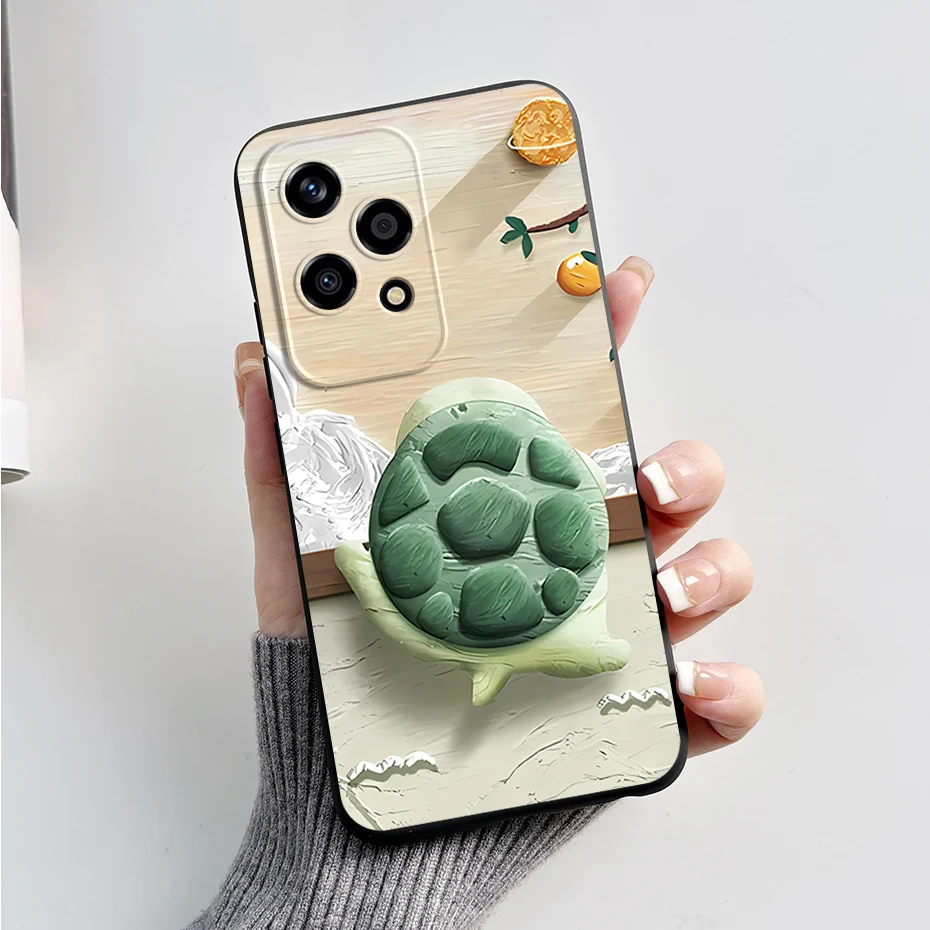 Cute Bear Cartoon Frog TPU Soft Silicone Phone Case Cover