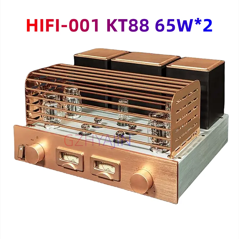 

Новинка, встроенный трубчатый усилитель, трубчатый усилитель HIFI KT88, нажимной усилитель, Выходная мощность: 65 Вт * 2