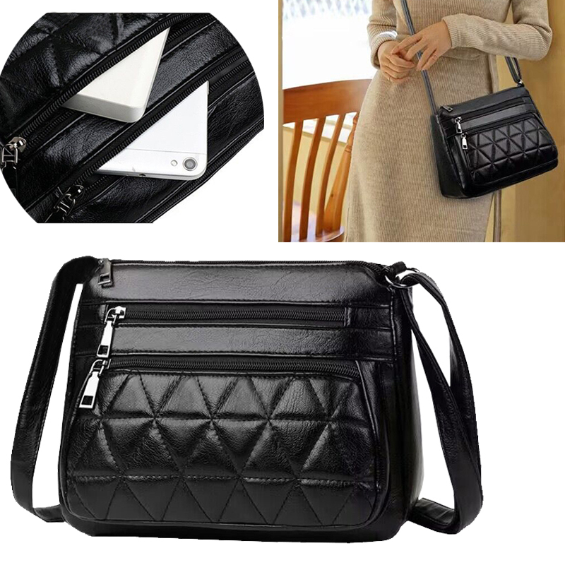 Neutral style, versatile and durable single shoulder casual crossbody bag for both men and women, lightweight and practical.