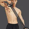 Adjustable Shoulder, Back, and Chest Muscle Trainer with Multi functional Fitness High Elasticity Arm Stretching Elastic Rope 4