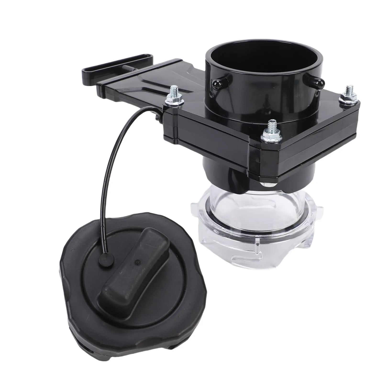 3 Inch RV Gate Valve RV Gate Valve with 3 Inch Clear Adapter Leakproof Odorproof Waste Valve Sewer Valve for RV Trailers