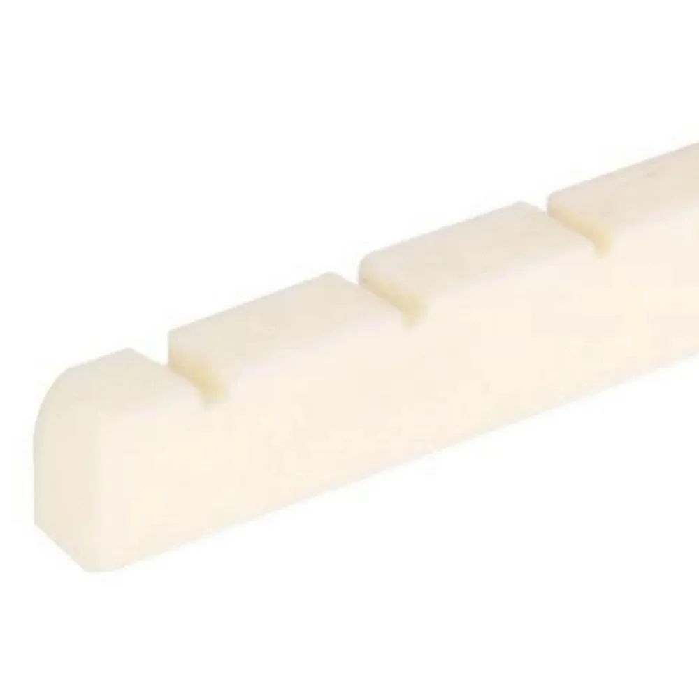 Precision Flat Base Bone Nut for Electric Guitars, 42mm/43mm