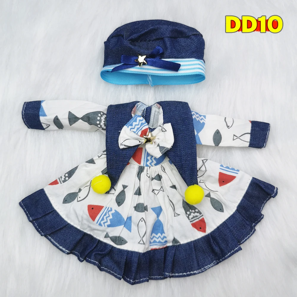 Puppenkleidung 30 cm BJD Kleid 1/6 Gelenkpuppen Zubehör OB24 Kleidung Winter Socken und modische süße Mütze – Detail 15