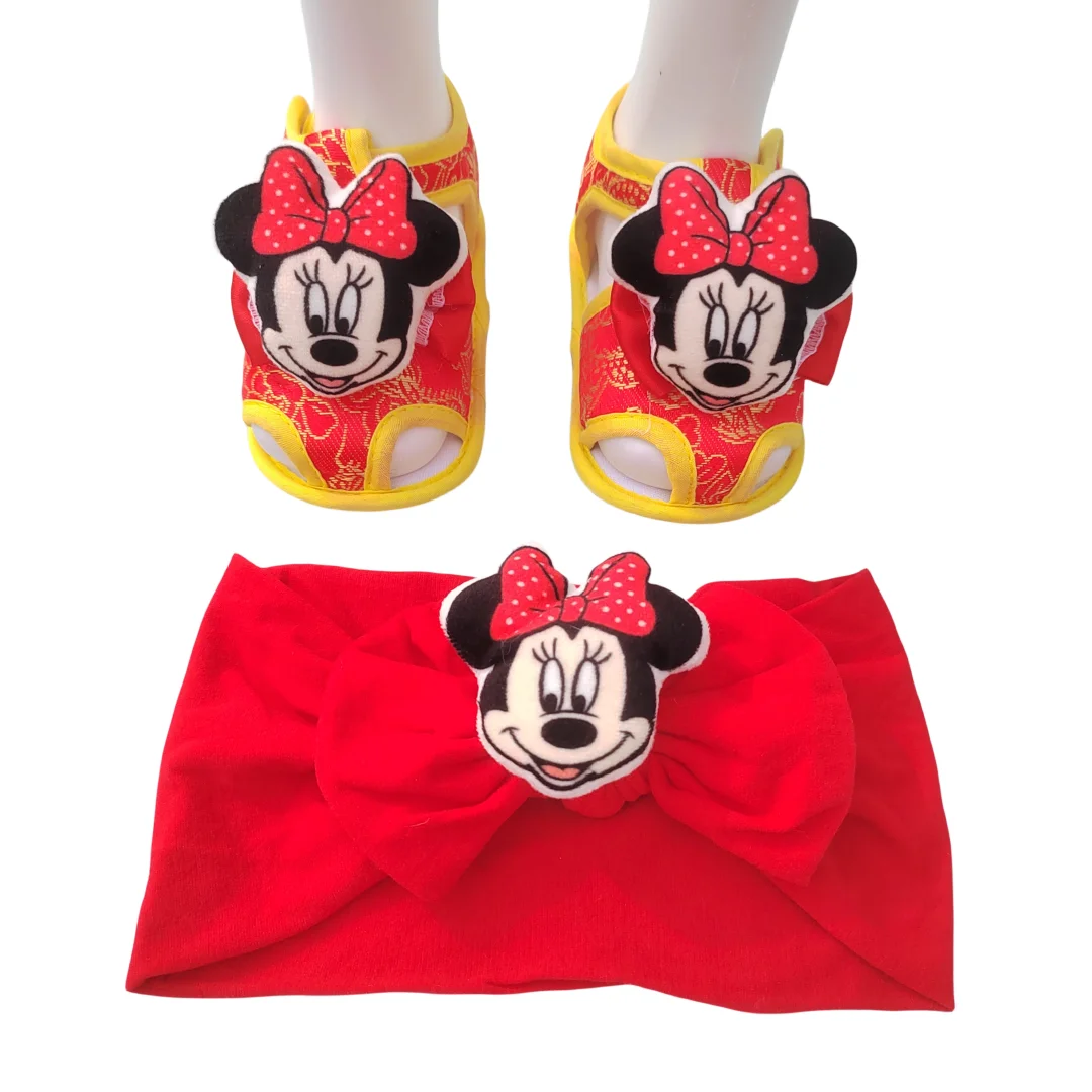 Baby headband Newborn Baby Hair accessories Children's bow Bandana Boys Girls Toddlers Soft soled non-slip baby shoes