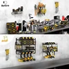 4-layers Iron Tool Shelf Wall Mounted Organizer Tools Shelf Professional Workshop Tool Shelves Holder Drill Storage Bracket 4