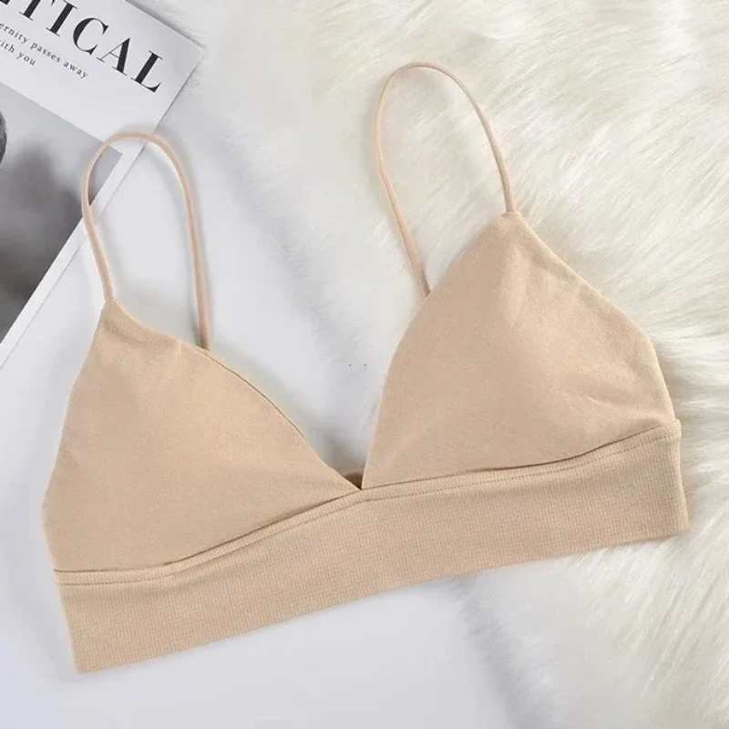 New Summer Women Bra French Triangle Tube Top Sexy Seamless Bras Camisole Wireless Backless Lingerie Bralette women lingerie bra,women tube tops