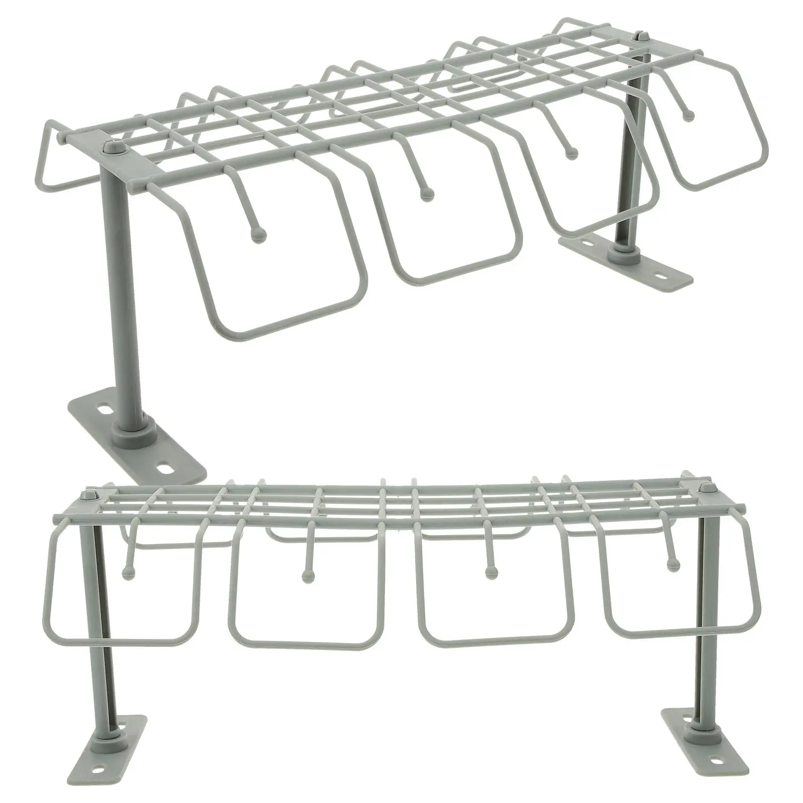 2개 세트 책상 케이블 정리함, 책상 아래 케이블 관리 트레이, 멀티탭, 케이블, 전선용 걸이형 바구니 디자인