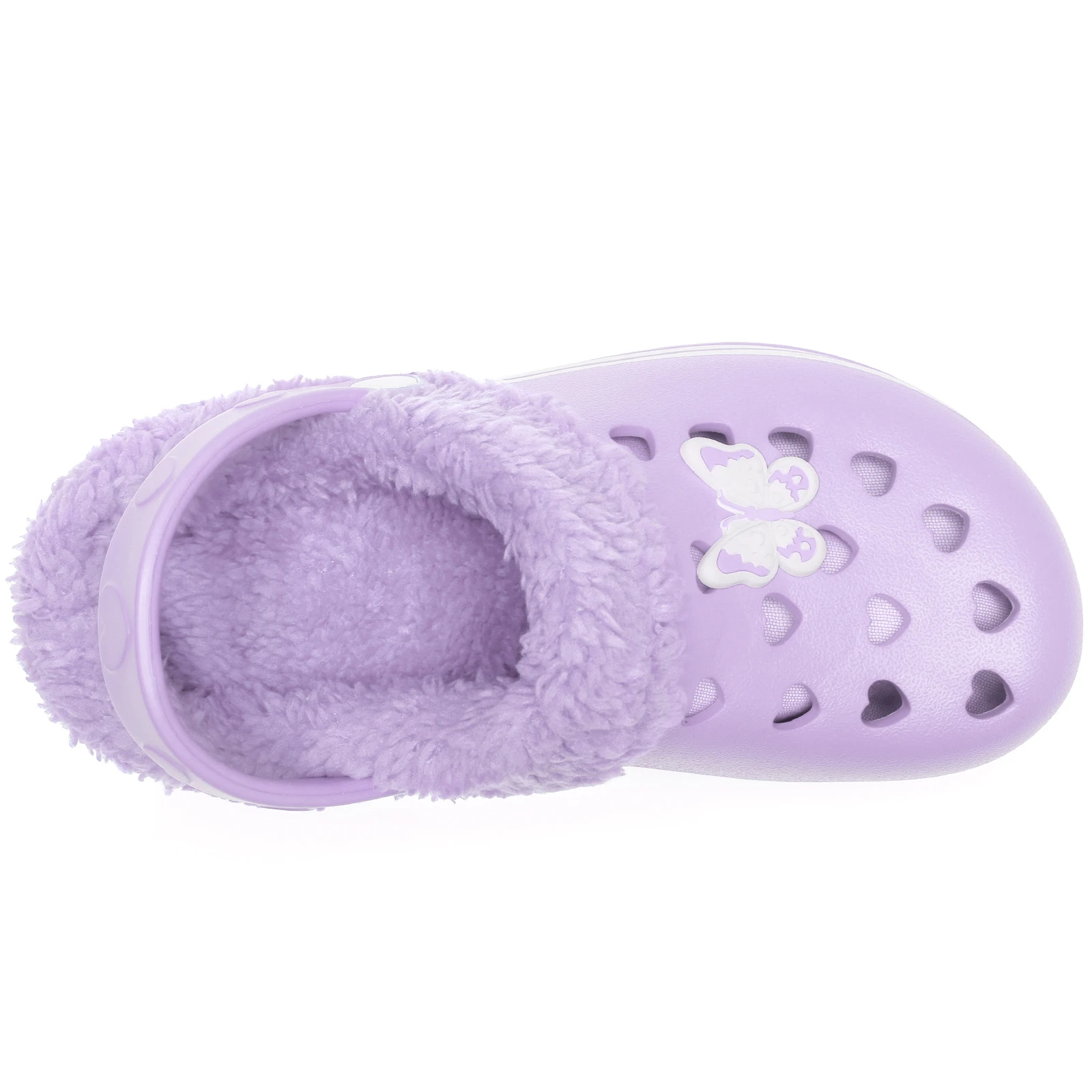 Casual Plus Fleece Clogs Cute Cartoon Charms Girls Lightweight Anti Slip Clogs Indoor Outdoor Winter garden clogs shoes suede clogs