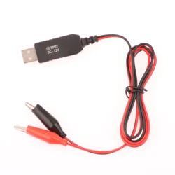 Universal USB Voltage Converter Cable, 5V to 3V Power Adapter for Electronics and Gadgets (12V)