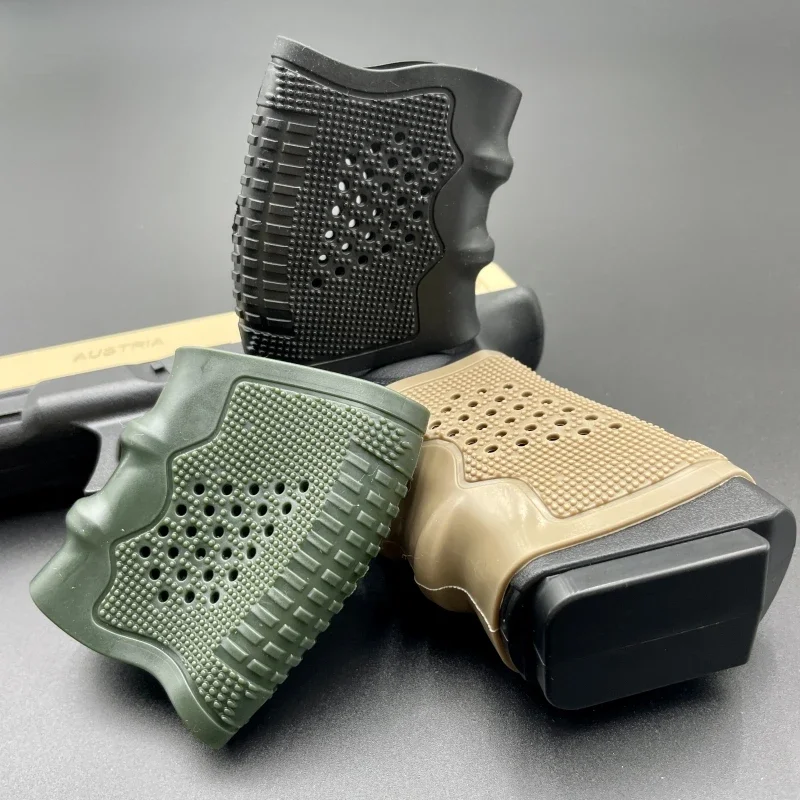 1PC Anti-Slip Molle Rubber Protect Cover Grip Glove Molle Grip soft rubber anti slip sleeve Hunting Accesories pistol glove rubber grip sleeve rubber grips gun accessories