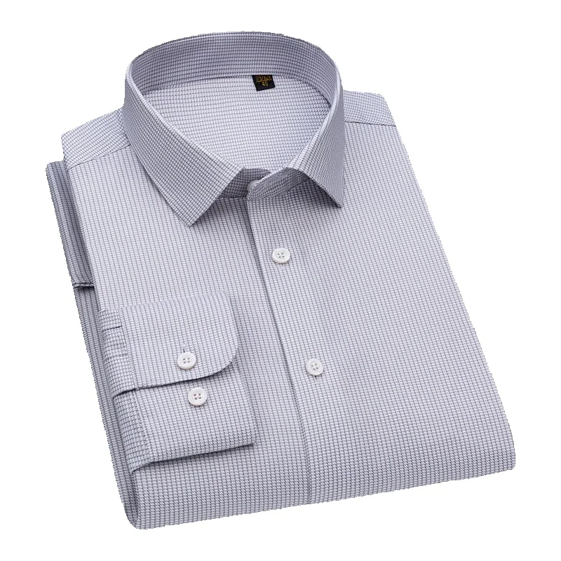 CT 【Fadenzahl 200, vierlagig】DP Ready-to-Wear, bügelfrei, hochwertige, reine Baumwolle, Langarm, für Herren, Business, Professional_voghion.com